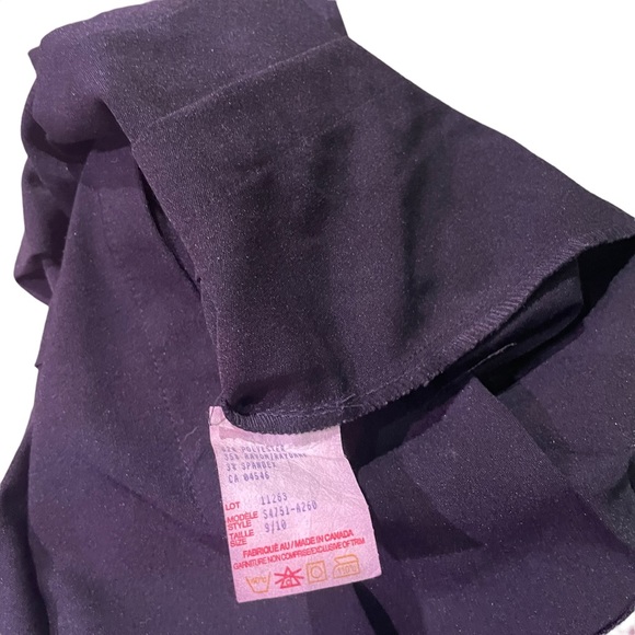 SUZY SHIER BLACK BOX PLEATED BUCKLE WAIST SKIRT SIZE 9/10 - Picture 9 of 9